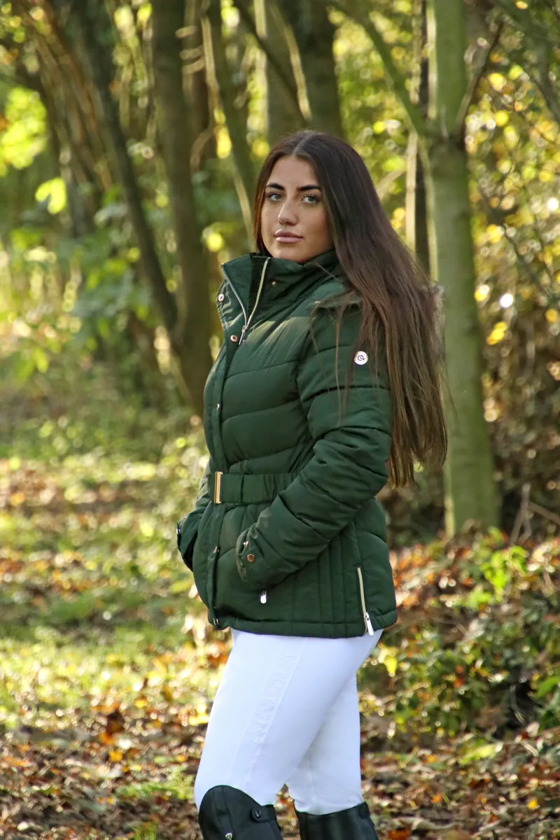 Coldstream Cornhill Quilted Coat - Fern Green-8